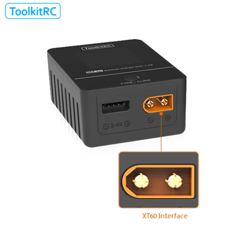 ToolkitRC M4AC 30W LCD Screen  - огляд і ціна Drone Racing Charger