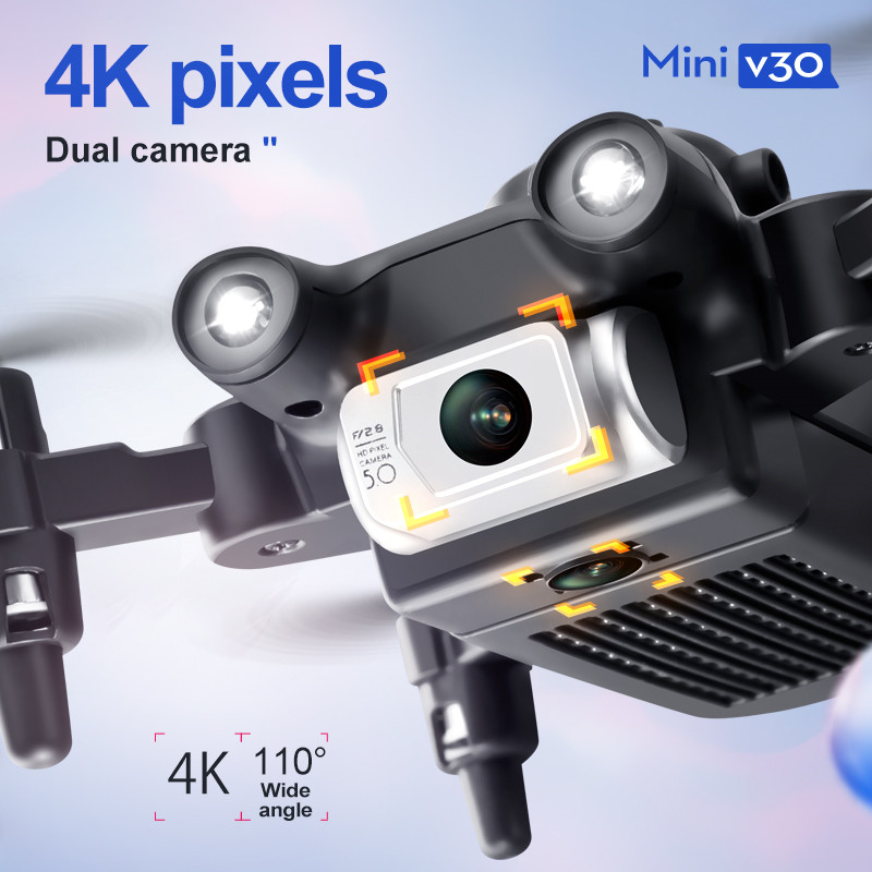 Mini V30 WiFi FPV Drone With 4 - огляд і ціна Drone Racing Camera