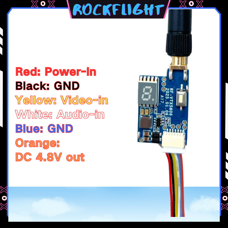 5.8GHz 48CH launcher 600mW Vid - огляд і ціна Drone Racing Frame