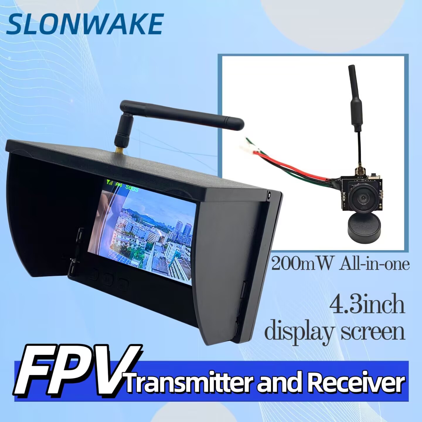 SLONWAKE 5.8G Analog Video Tra - огляд і ціна Drone Racing Camera
