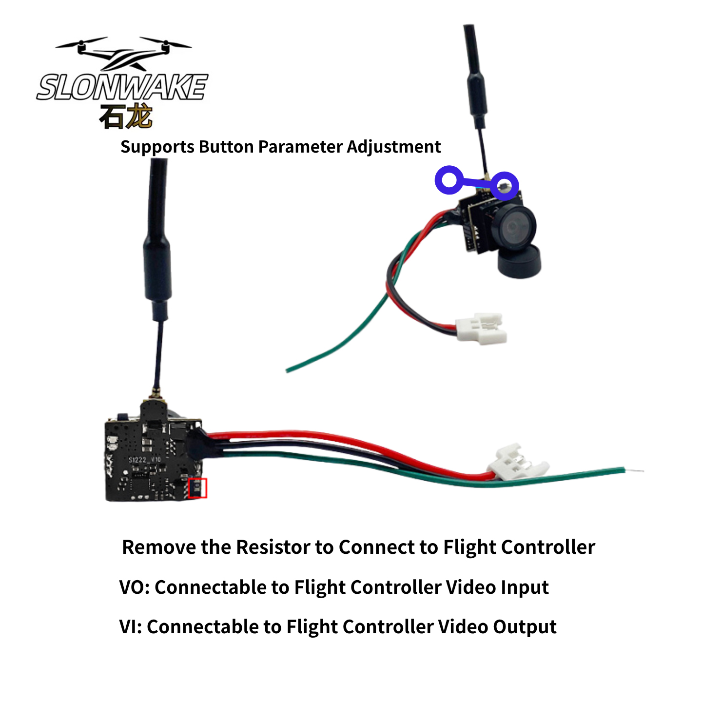 SLONWAKE 5.8G Analog Video Tra - огляд і ціна Drone Racing Camera