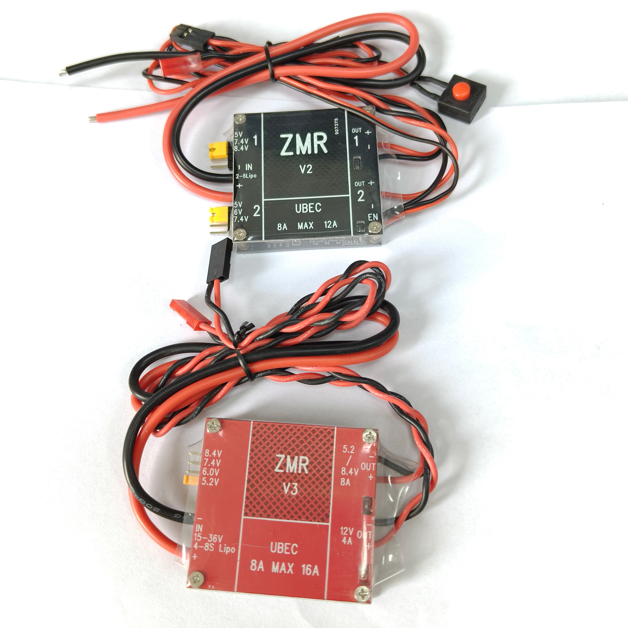 UBEC V2 V3 V4 ZMR 8A Dual BEC  - огляд і ціна Drone Racing Battery