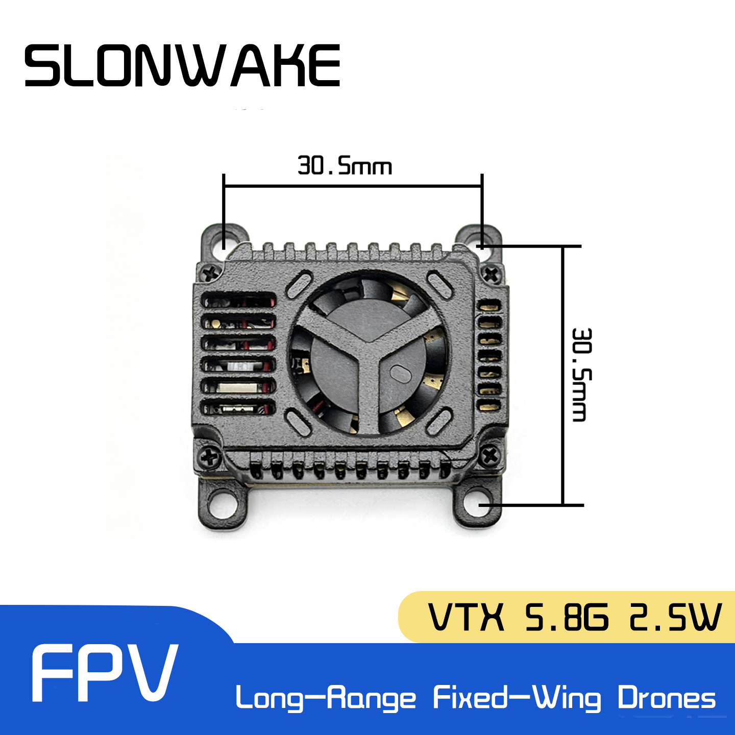 SLONWAKE 5.8G 48CH FPV Transmi - огляд і ціна Drone Racing Frame