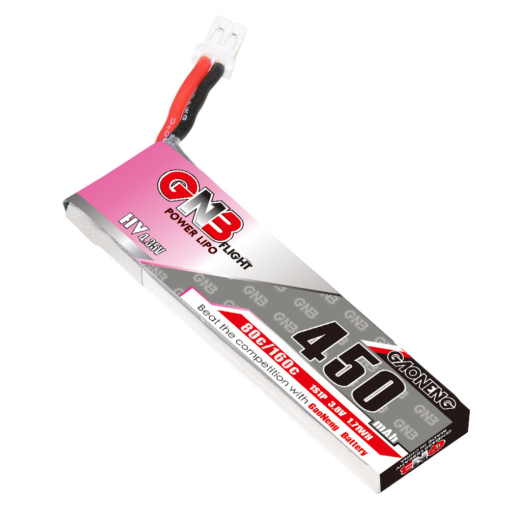 GNB HV 1S 3.8V 450mAh 80C/160C - огляд і ціна Drone Racing Battery