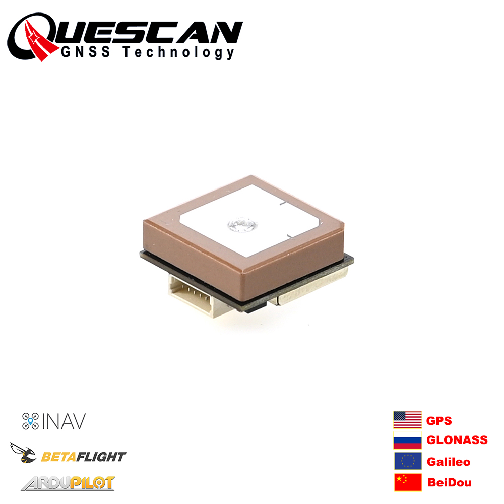 QUESCAN 18mm AN182 GPS Compass - огляд і ціна Drone Racing Antenna