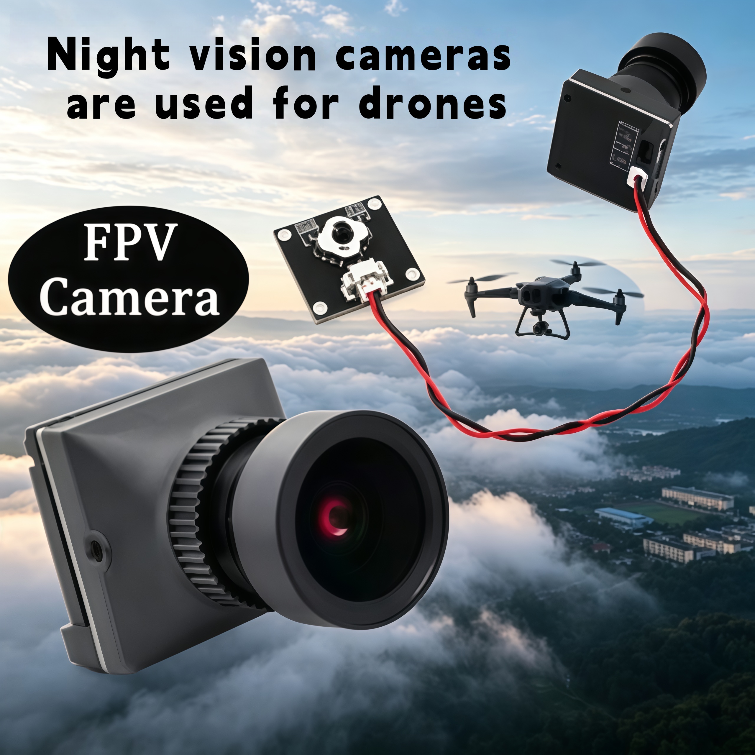 1500TVL HD CADDX Snail FPV Cam - огляд і ціна Drone Racing Camera
