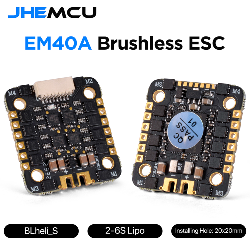 JHEMCU EM40A 40A BLheli_S 4in1 - огляд і ціна Drone Racing Esc